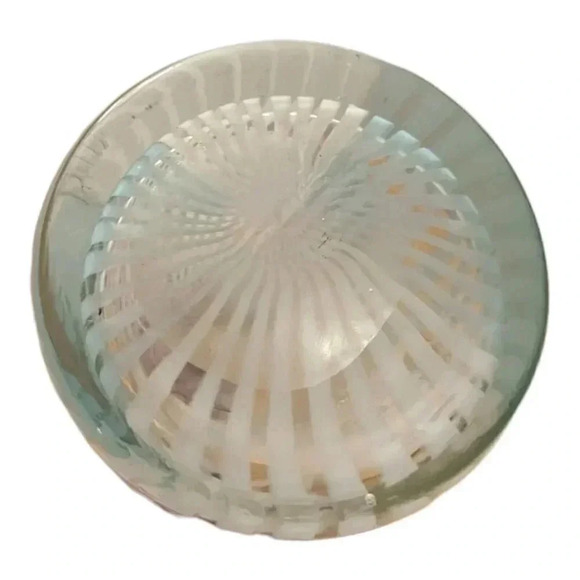 Filligrana Art Glass Vase Style of Dino Martens Aureliano Toso Murano  10" - Picture 4 of 4